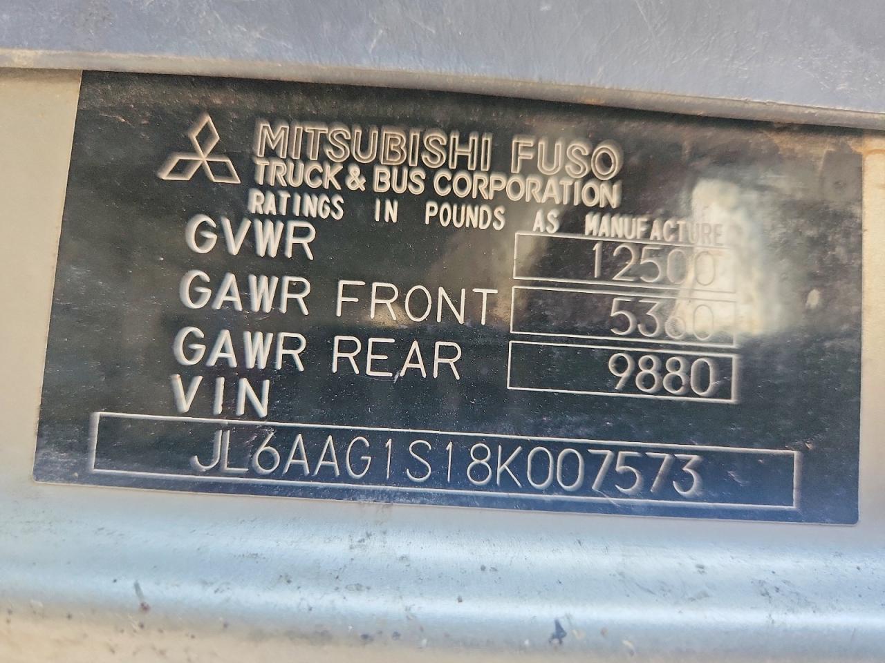 2008 Mitsubishi Fuso FE83D BOX Truck