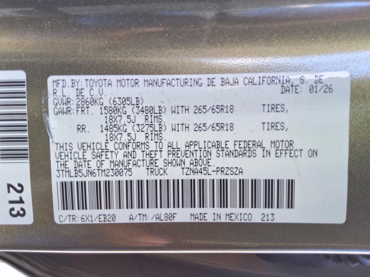 2026 Toyota Tacoma Limited