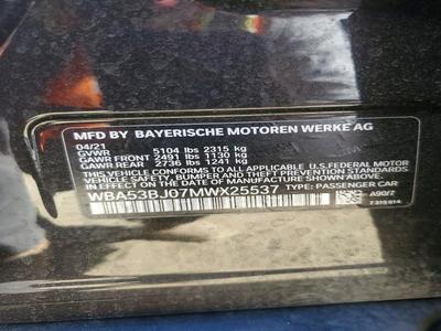 2021 BMW 540 I