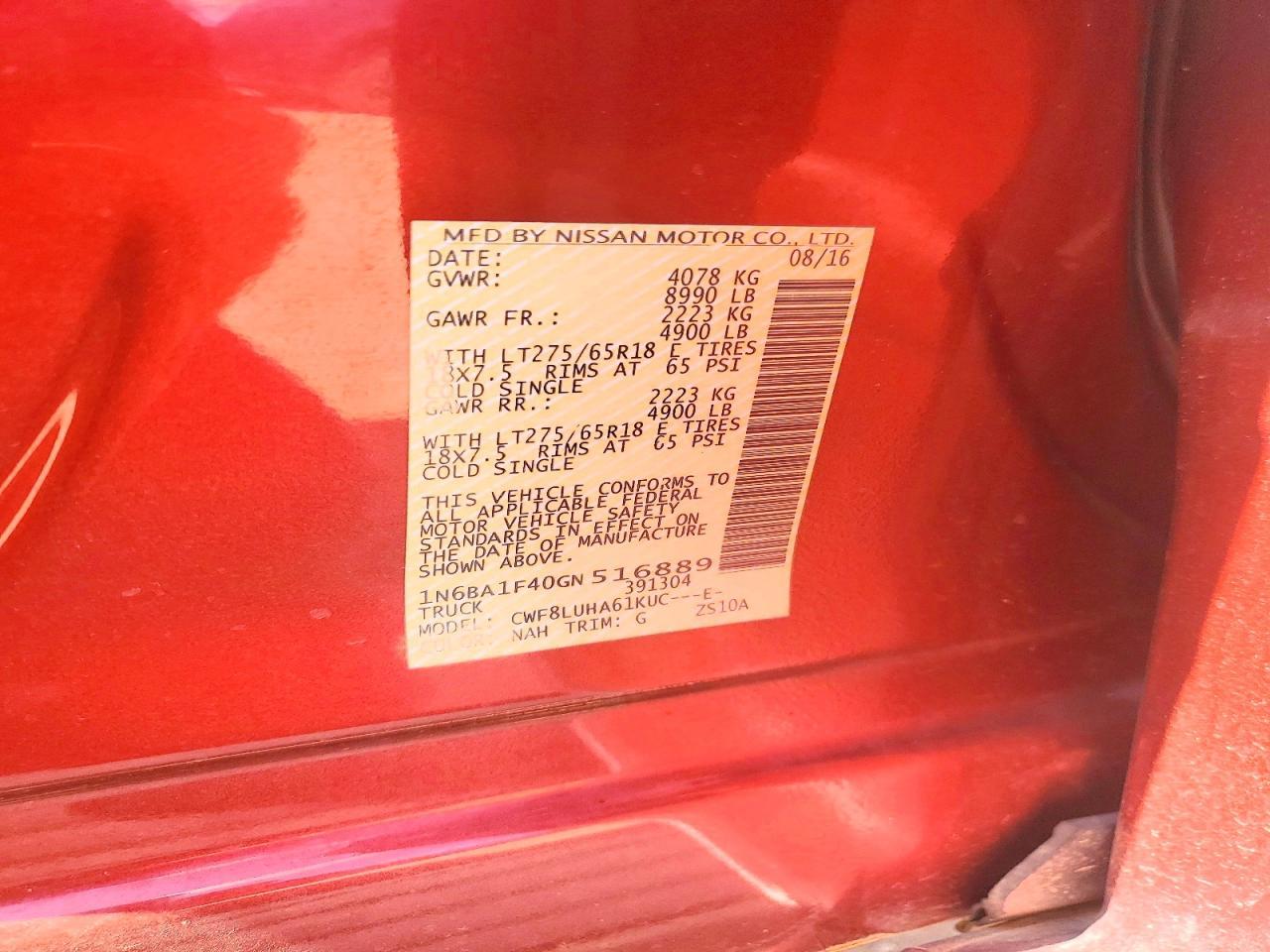 2016 Nissan Titan XD PRO-4X