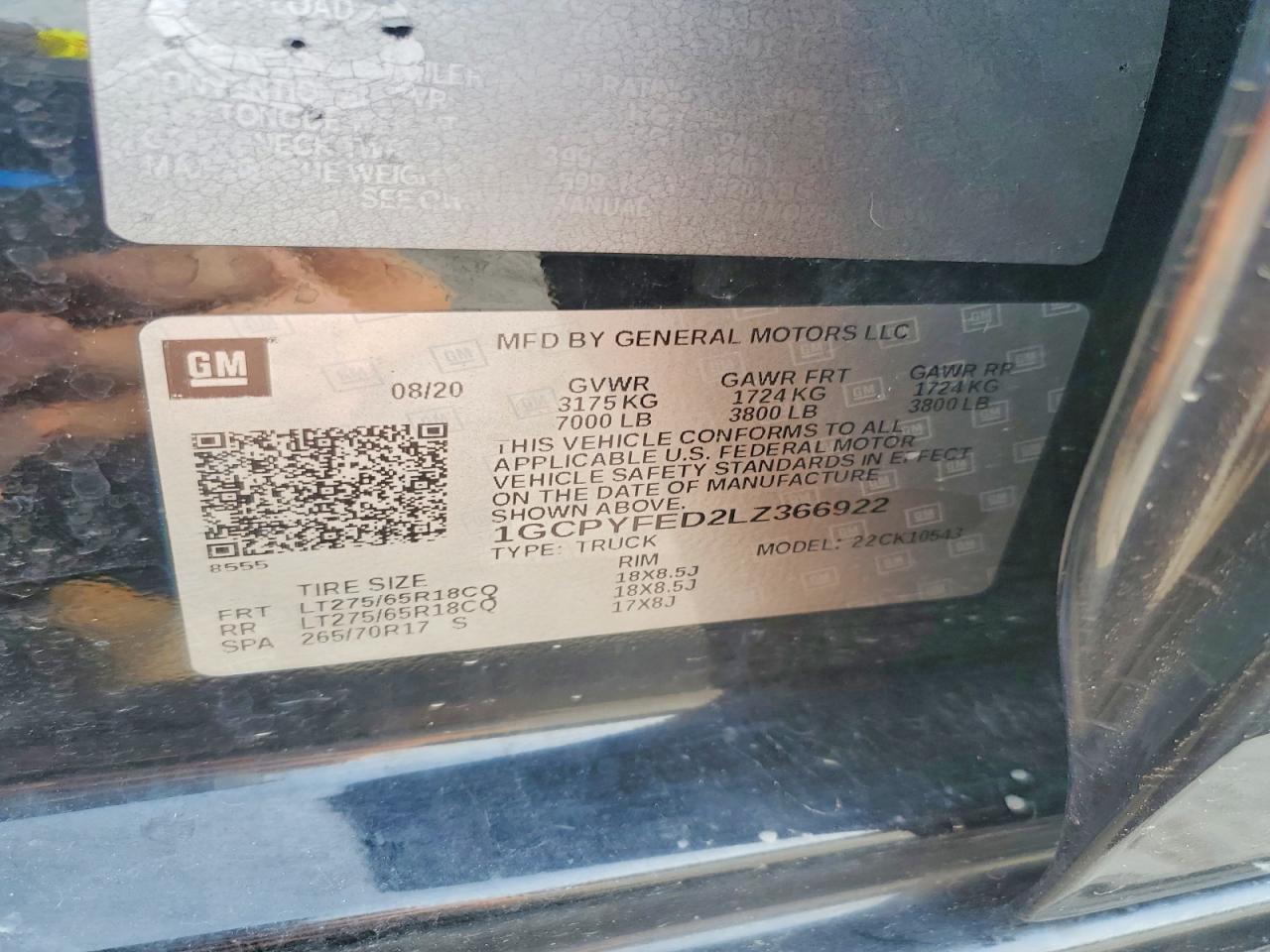 2020 Chevrolet Silverado K1500 LT Trail Boss