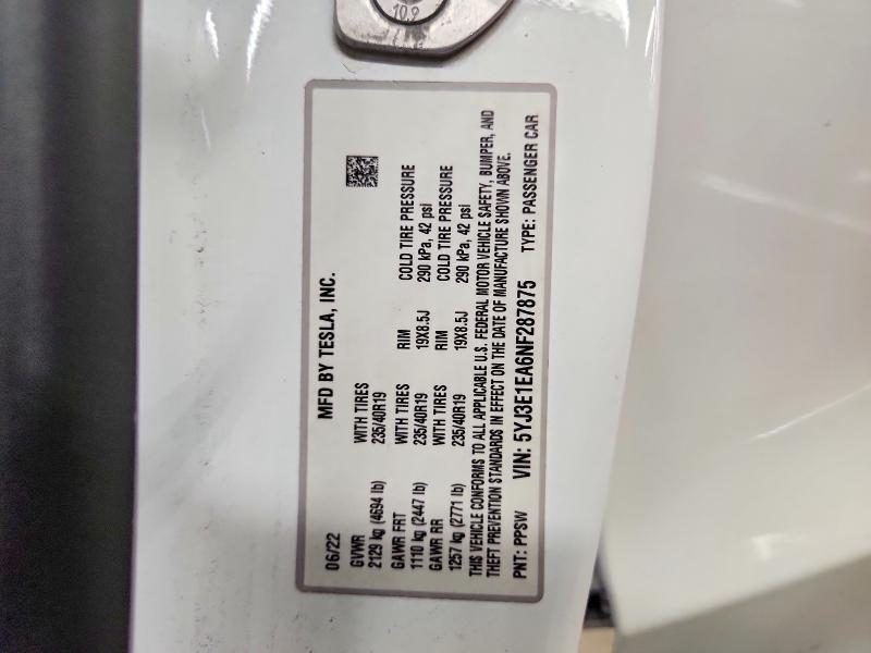 2022 Tesla Model 3