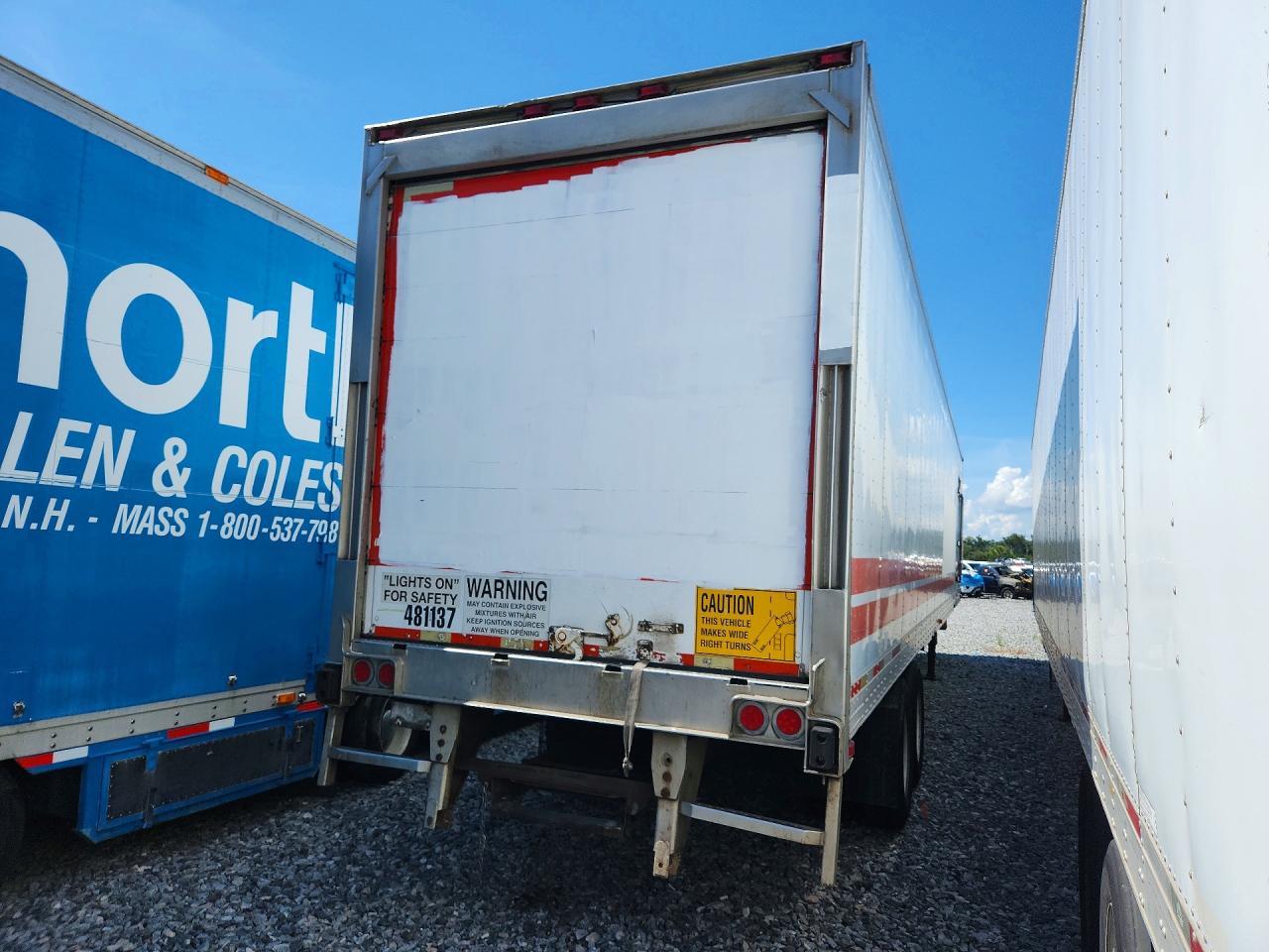 2004 Utility Trailer 2006 Utility VS2RA Refrigerated Van Trailer