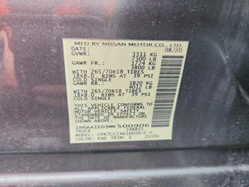 2021 Nissan Titan SV