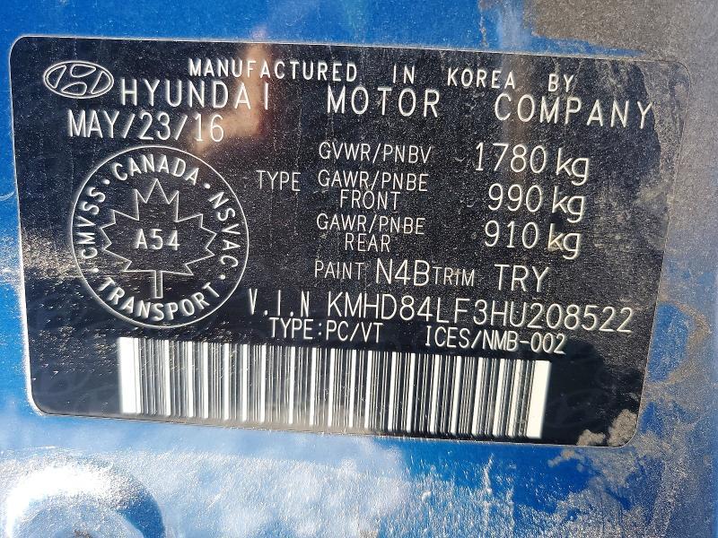 2017 Hyundai Elantra SE