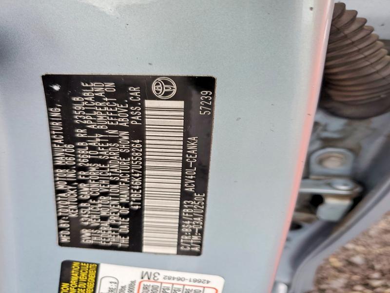 2007 Toyota Camry le