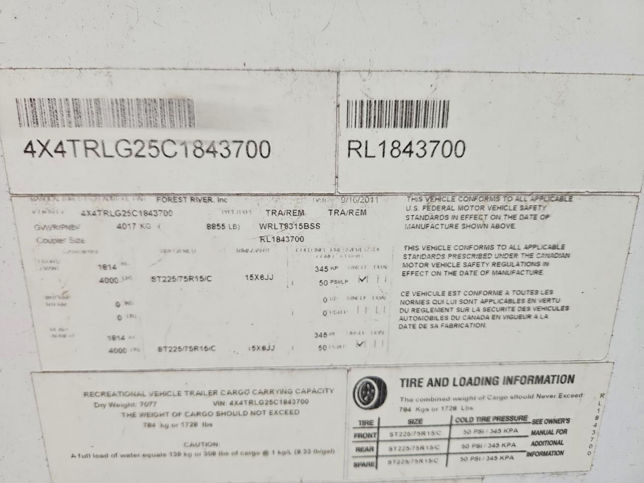 2012 Rockwood Trailers