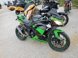 Salvage cars for sale from Copart Cudahy, WI: 2016 Kawasaki EX300 A