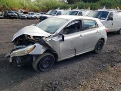 Toyota Corolla salvage cars for sale: 2012 Toyota Corolla Matrix