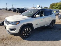 Salvage cars for sale from Copart Oklahoma City, OK: 2018 Jeep Compass Limited