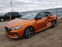 Salvage cars for sale from Copart Greenwood, NE: 2020 Nissan Sentra SR