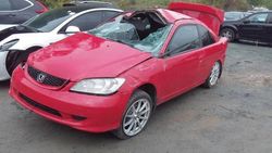 Salvage cars for sale from Copart Rocky View County, AB: 2005 Honda Civic LX