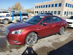 Salvage cars for sale from Copart Littleton, CO: 2017 Subaru Legacy 3.6R Limited