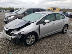 Honda salvage cars for sale: 2012 Honda Civic LX