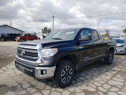 Vehiculos salvage en venta de Copart Pekin, IL: 2015 Toyota Tundra Double Cab SR/SR5