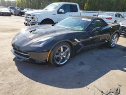 Chevrolet Vehiculos salvage en venta: 2014 Chevrolet Corvette Stingray 3LT