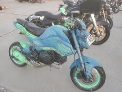 Salvage motorcycles for sale at Cahokia Heights, IL auction: 2020 Honda Grom 125