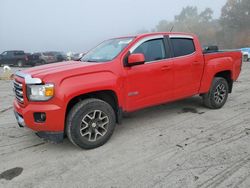 Salvage cars for sale from Copart Ellwood City, PA: 2016 GMC Canyon SLE