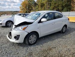 Salvage cars for sale from Copart Concord, NC: 2019 Mitsubishi Mirage G4 ES