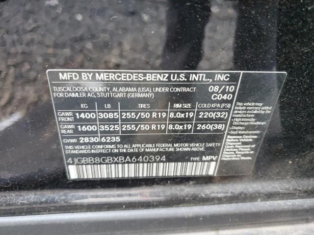 2011 Mercedes-Benz ML 350 4matic