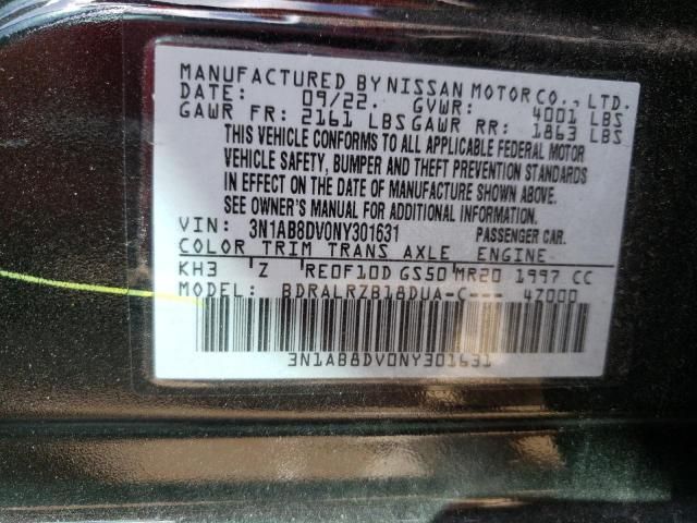 2022 Nissan Sentra sr