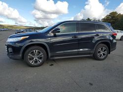 Salvage cars for sale from Copart Brookhaven, NY: 2017 Toyota Highlander LE