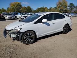 Honda Civic salvage cars for sale: 2015 Honda Civic EX