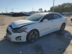 Vehiculos salvage en venta de Copart Oklahoma City, OK: 2019 Ford Fusion Titanium