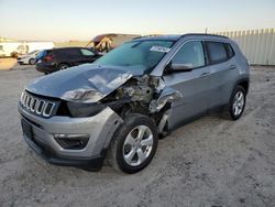 Salvage cars for sale from Copart Houston, TX: 2017 Jeep Compass Latitude