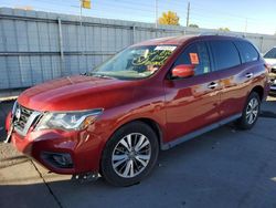 Nissan Pathfinder salvage cars for sale: 2018 Nissan Pathfinder S