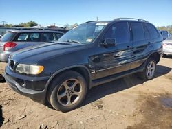 Salvage cars for sale from Copart Hillsborough, NJ: 2001 BMW X5 3.0I