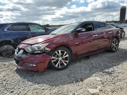 Nissan Maxima salvage cars for sale: 2017 Nissan Maxima 3.5S