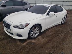 Salvage cars for sale from Copart Elgin, IL: 2017 Infiniti Q50 Premium