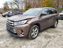 Toyota Vehiculos salvage en venta: 2018 Toyota Highlander Limited
