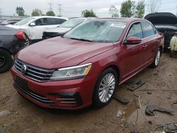 Salvage cars for sale from Copart Elgin, IL: 2016 Volkswagen Passat SE