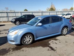 Salvage cars for sale from Copart Littleton, CO: 2010 Subaru Legacy 2.5I Premium