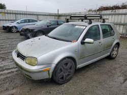 Salvage cars for sale from Copart Arlington, WA: 2001 Volkswagen Golf