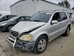 Mercedes-Benz m-Class salvage cars for sale: 2003 Mercedes-Benz ML 500