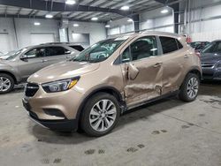 Salvage cars for sale from Copart Ham Lake, MN: 2019 Buick Encore Preferred