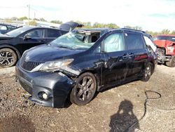 Salvage cars for sale from Copart Hartford City, IN: 2015 Toyota Sienna Sport