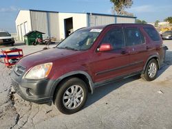 Honda CR-V EX salvage cars for sale: 2006 Honda CR-V EX