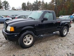 Salvage cars for sale from Copart West Warren, MA: 2003 Ford Ranger