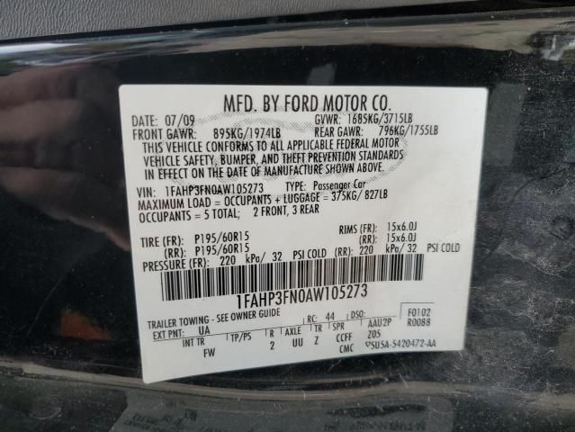 2010 Ford Focus SE