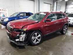 Jeep Vehiculos salvage en venta: 2020 Jeep Cherokee Limited