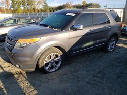 Salvage cars for sale from Copart Spartanburg, SC: 2014 Ford Explorer Limited