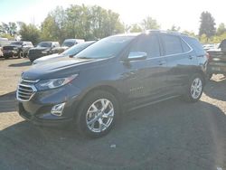 Chevrolet salvage cars for sale: 2018 Chevrolet Equinox Premier