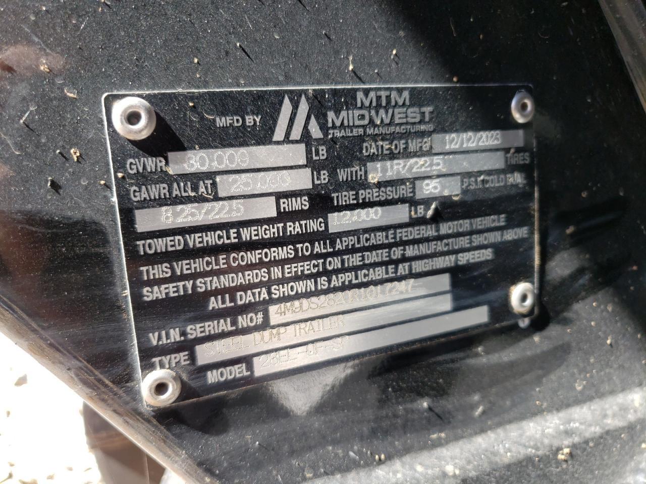 2024 Dump Trailer