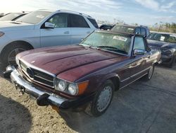 Mercedes-Benz sl-Class salvage cars for sale: 1987 Mercedes-Benz 560 SL