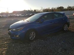 Chevrolet Cruze salvage cars for sale: 2017 Chevrolet Cruze LT