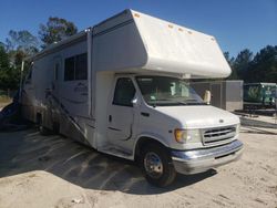 Jayco salvage cars for sale: 2002 Jayco 2002 Ford Econoline E450 Super Duty Cutaway Van